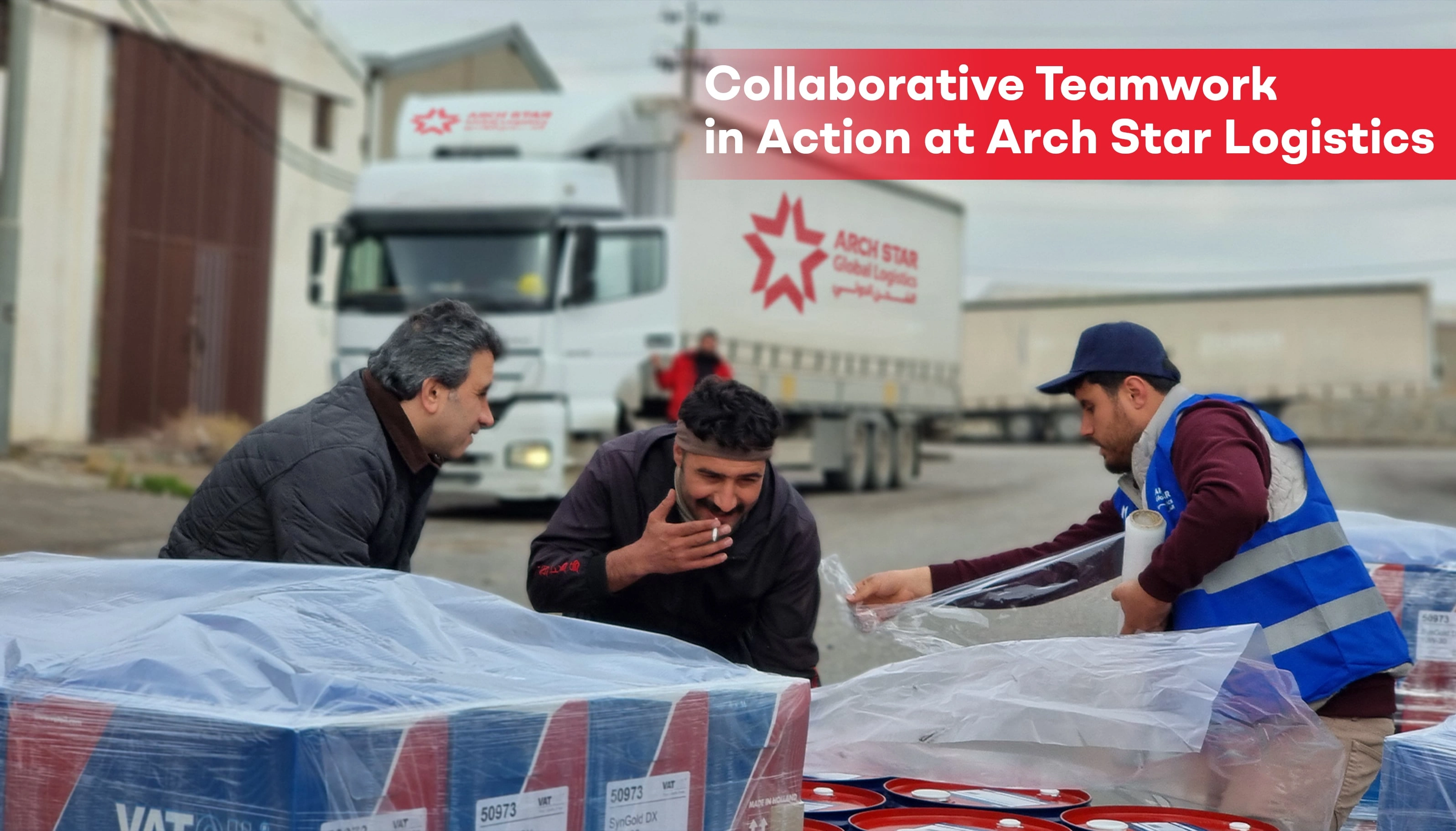 Collaborative Teamwork In Action At Arch Star Logistics Min